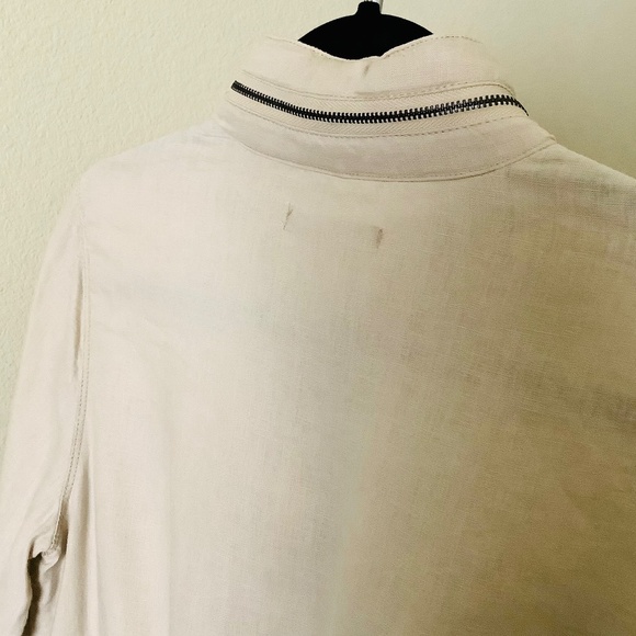 Utility Jacket / Linen / Size L / Ivory - Picture 5 of 10
